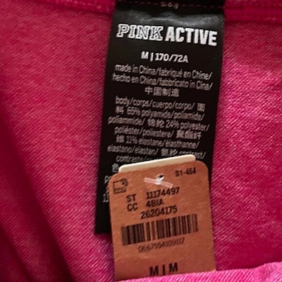 NWT Victoria's Secret Pink Active Seamless High Waist Tight Medium - Picture 2 of 5